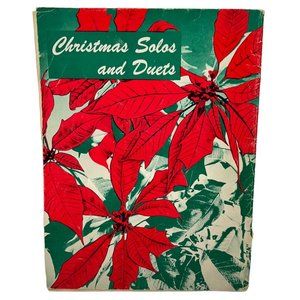 Christmas Solos and Duets Vintage Piano Songbook Sheet Music 1949 Griffith Jones